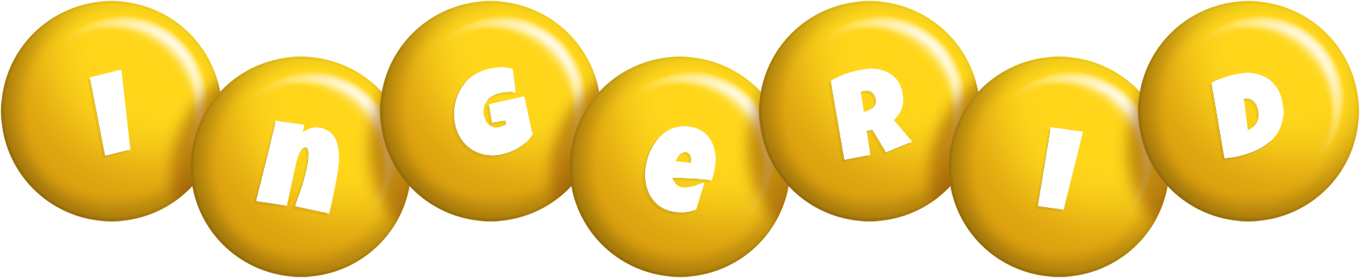Ingerid candy-yellow logo