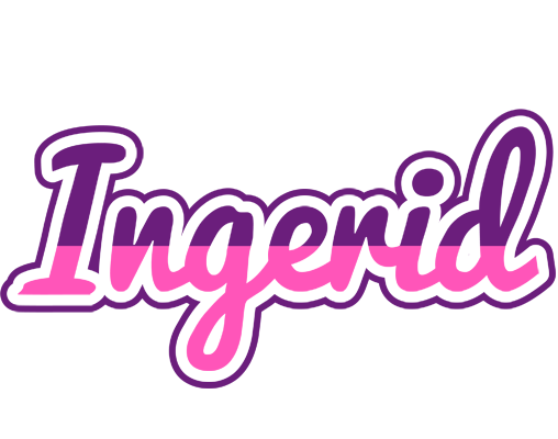Ingerid cheerful logo