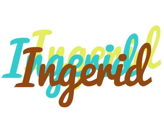 Ingerid cupcake logo