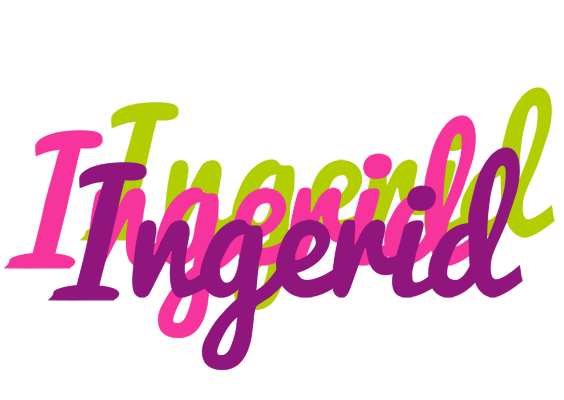 Ingerid flowers logo