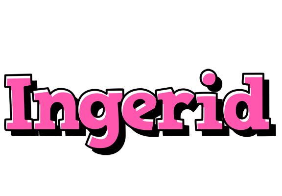 Ingerid girlish logo