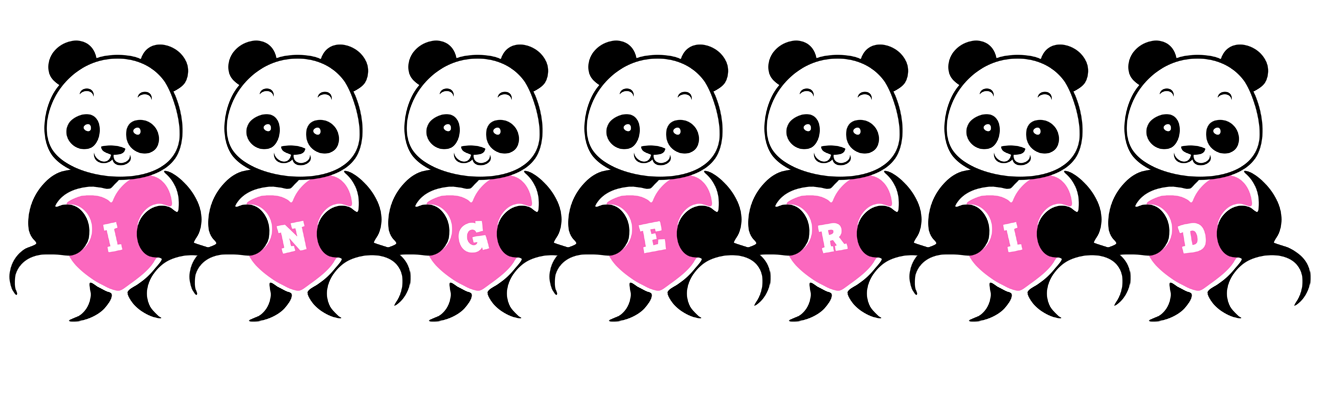 Ingerid love-panda logo