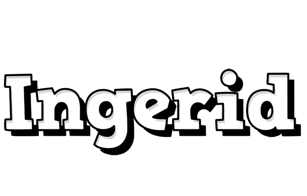 Ingerid snowing logo