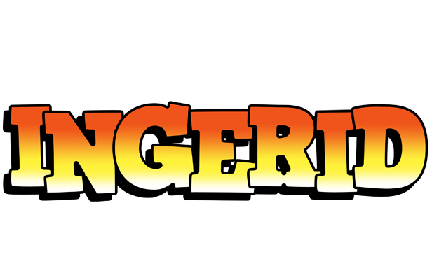 Ingerid sunset logo