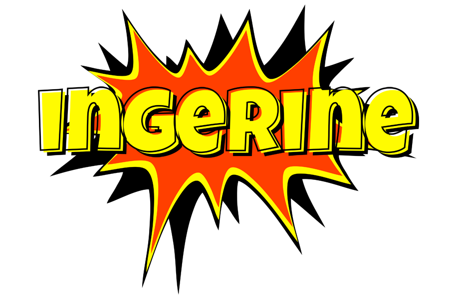Ingerine bazinga logo