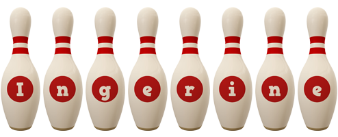 Ingerine bowling-pin logo