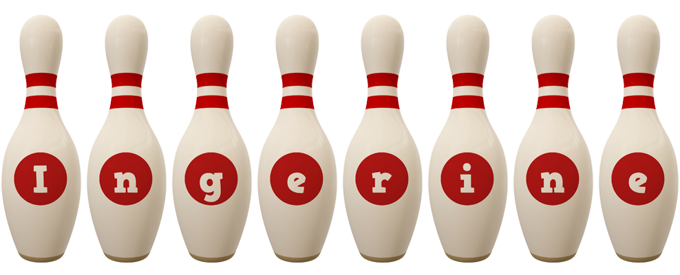 Ingerine bowling-pin logo