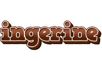 Ingerine brownie logo