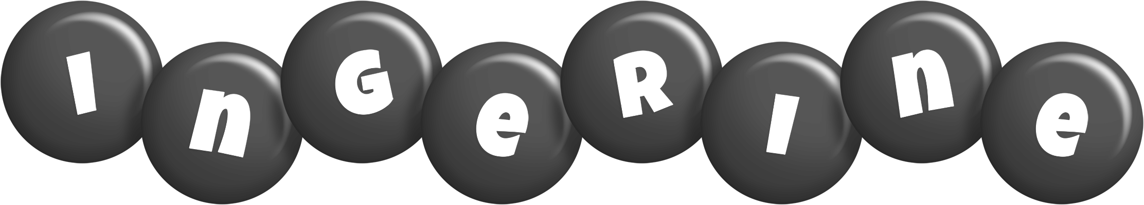 Ingerine candy-black logo