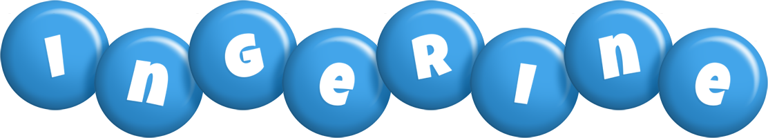 Ingerine candy-blue logo