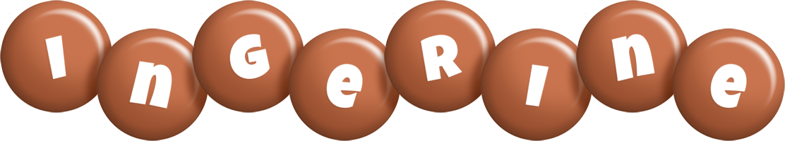 Ingerine candy-brown logo