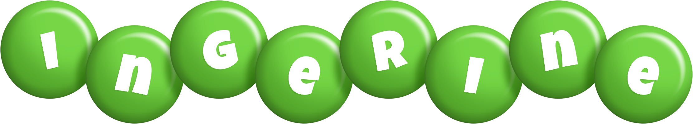 Ingerine candy-green logo