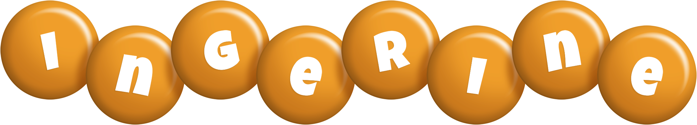 Ingerine candy-orange logo