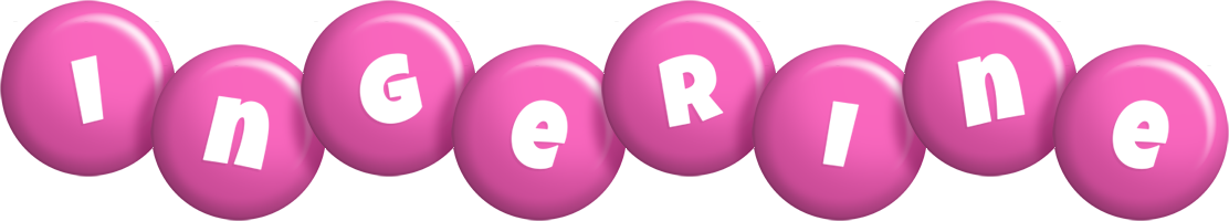 Ingerine candy-pink logo