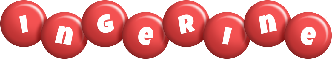 Ingerine candy-red logo