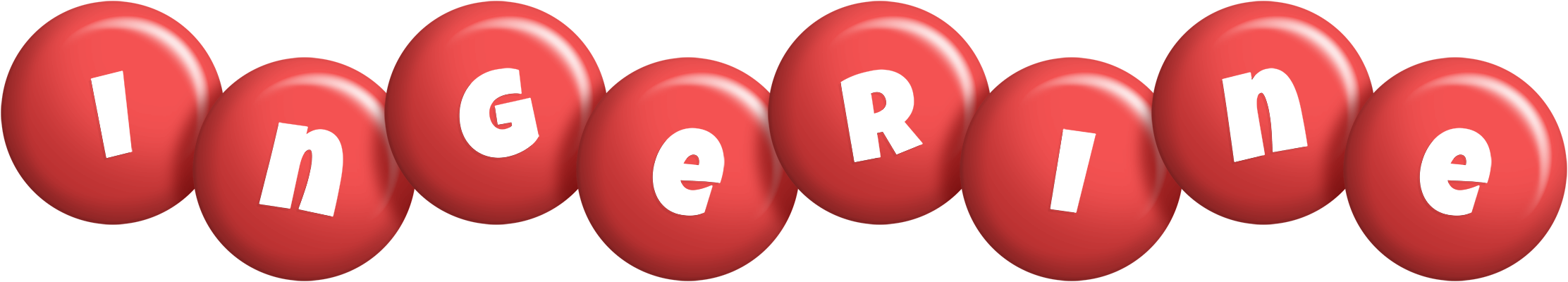 Ingerine candy-red logo