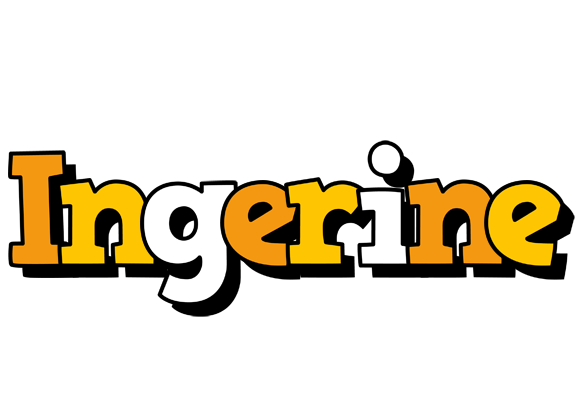 Ingerine cartoon logo