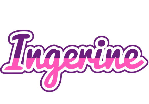Ingerine cheerful logo