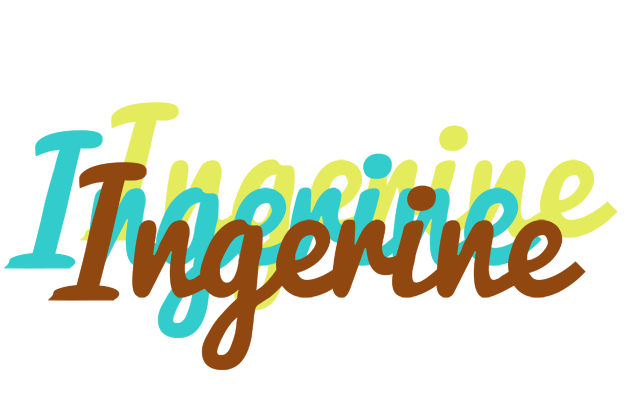 Ingerine cupcake logo