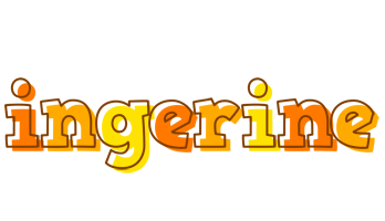 Ingerine desert logo