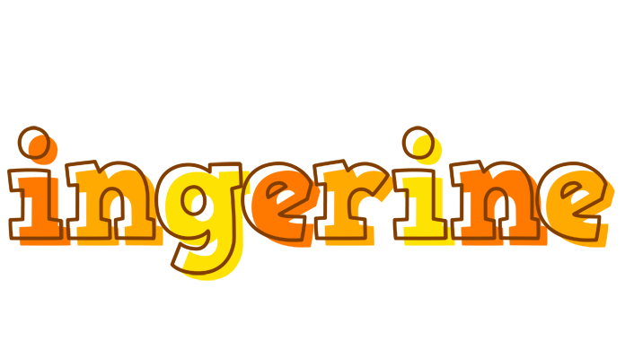 Ingerine desert logo