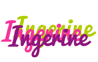 Ingerine flowers logo