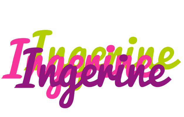 Ingerine flowers logo