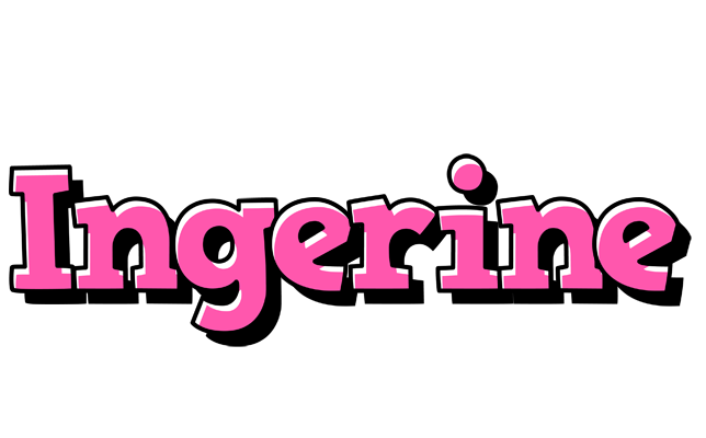 Ingerine girlish logo