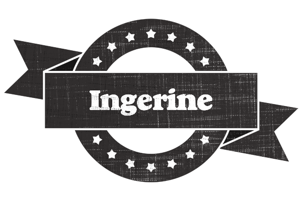 Ingerine grunge logo