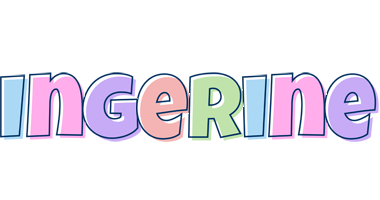 Ingerine pastel logo