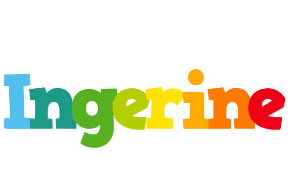 Ingerine rainbows logo