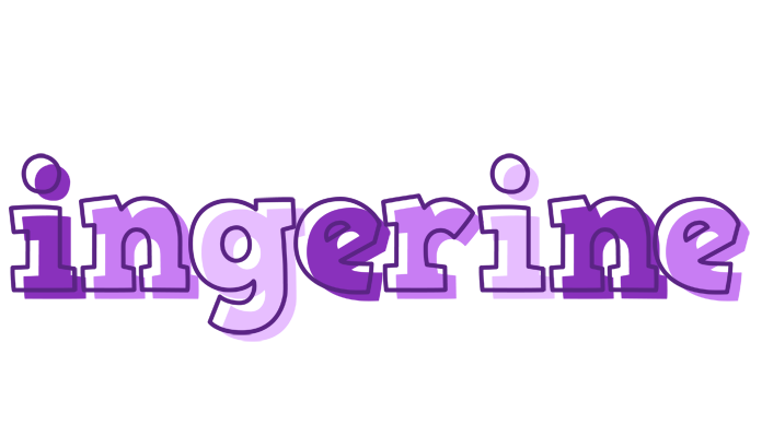 Ingerine sensual logo