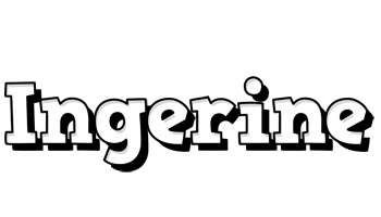 Ingerine snowing logo