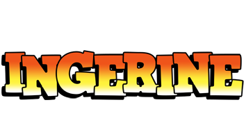 Ingerine sunset logo