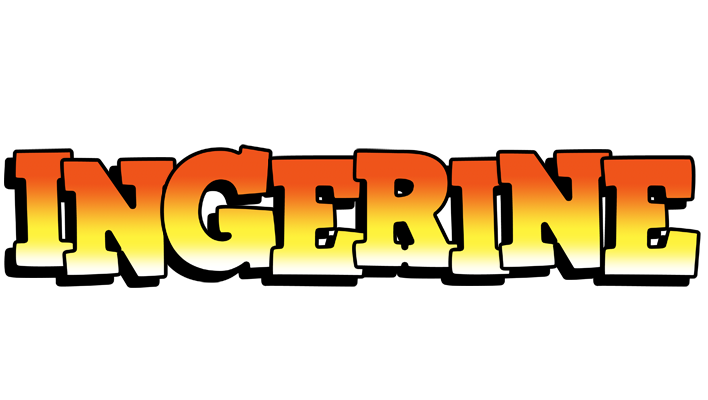 Ingerine sunset logo