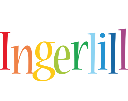 Ingerlill birthday logo