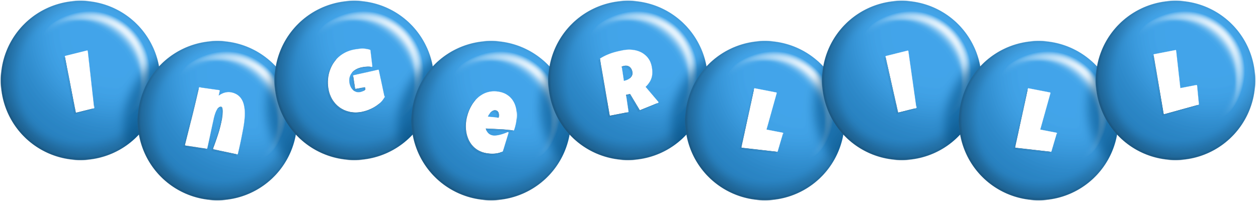 Ingerlill candy-blue logo