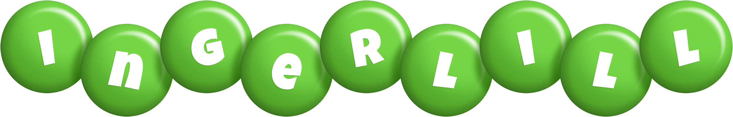 Ingerlill candy-green logo