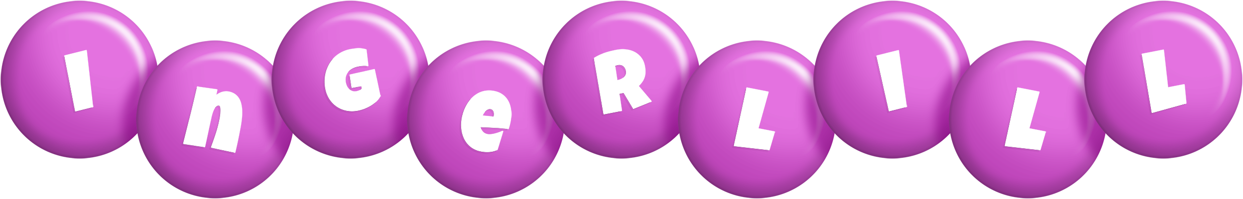 Ingerlill candy-purple logo