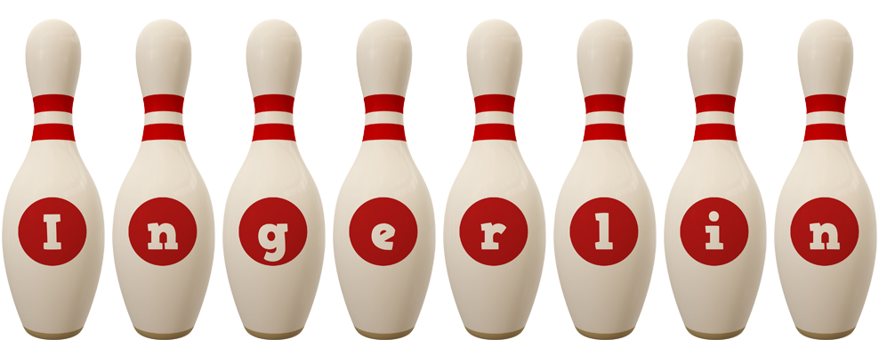 Ingerlin bowling-pin logo