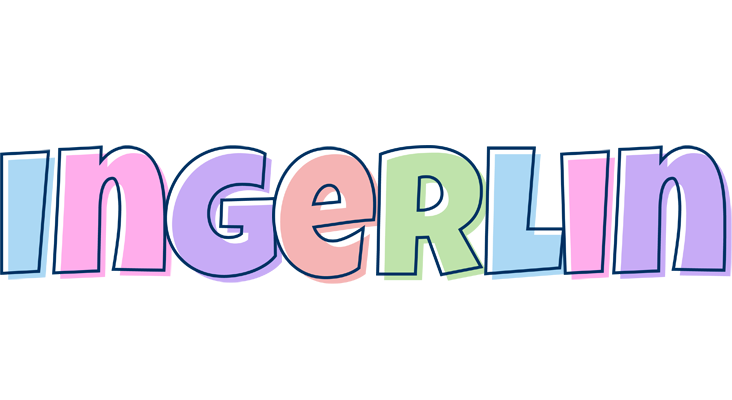 Ingerlin pastel logo