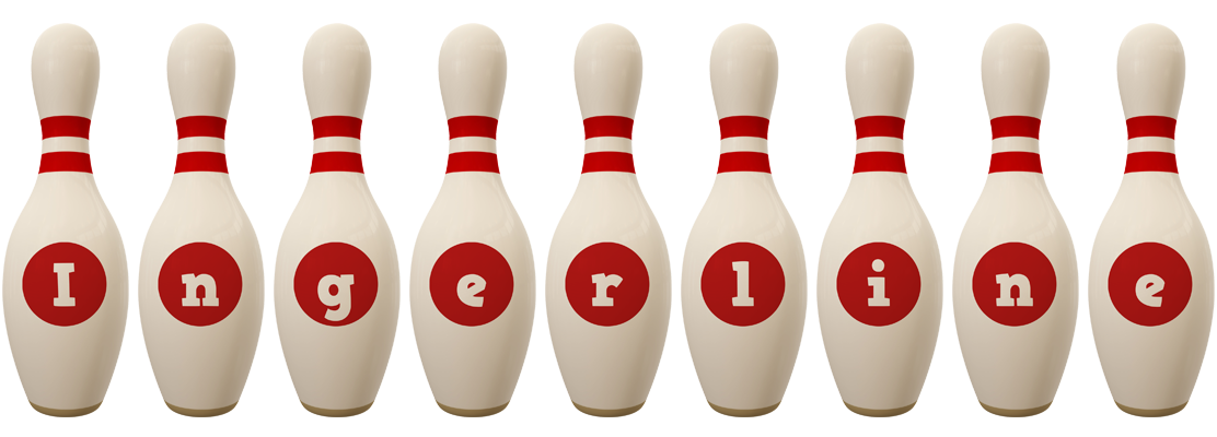 Ingerline bowling-pin logo