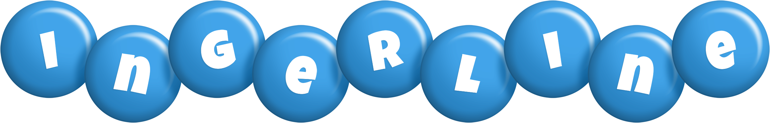 Ingerline candy-blue logo