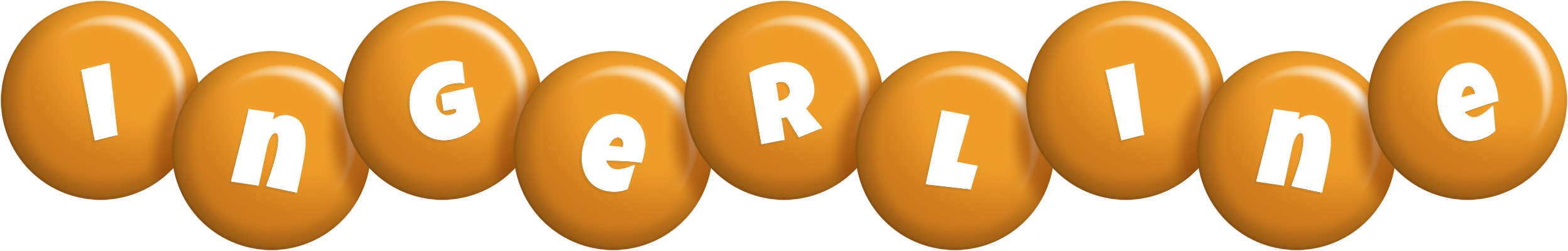 Ingerline candy-orange logo