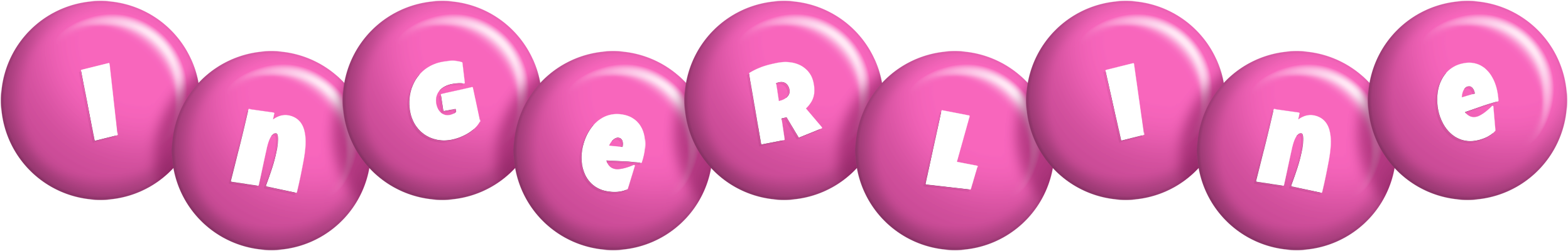 Ingerline candy-pink logo