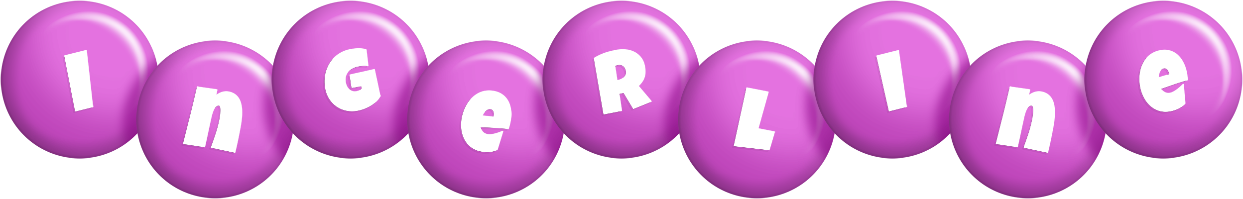 Ingerline candy-purple logo
