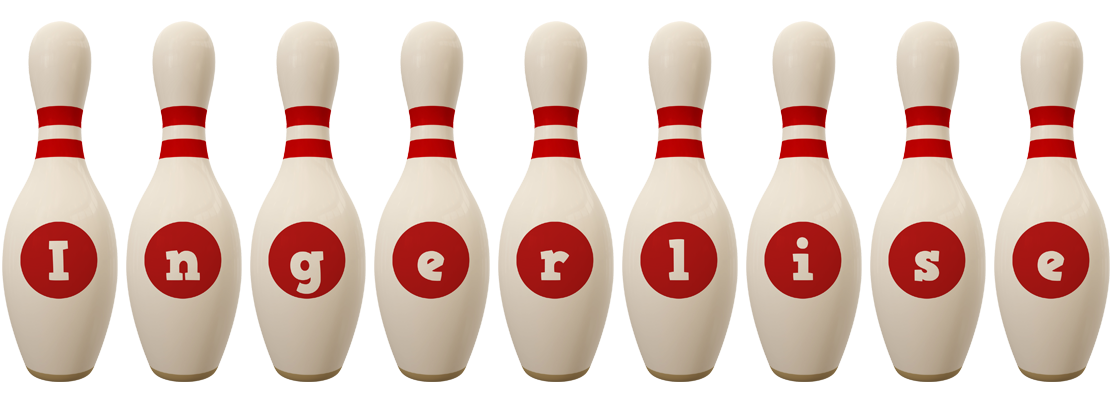 Ingerlise bowling-pin logo