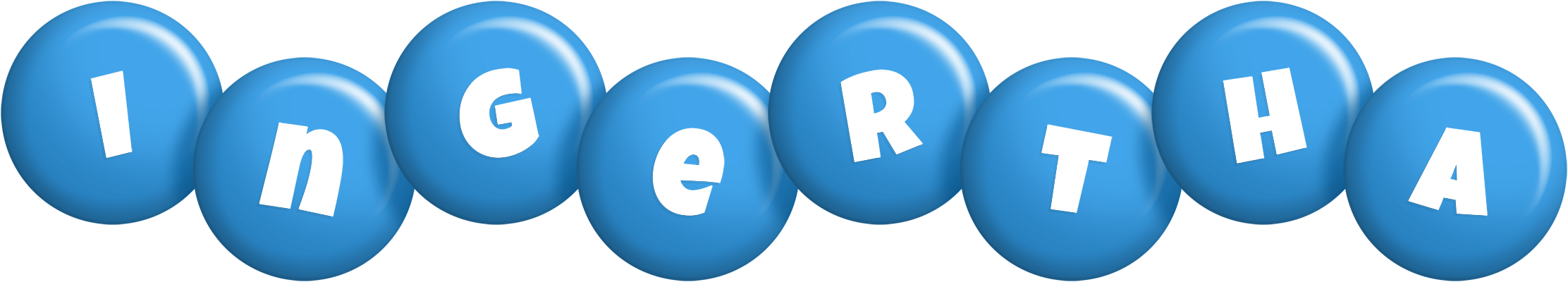Ingertha candy-blue logo