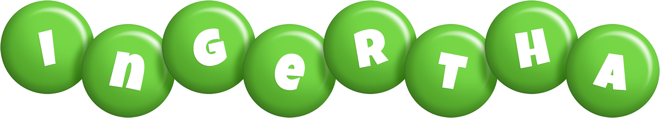 Ingertha candy-green logo