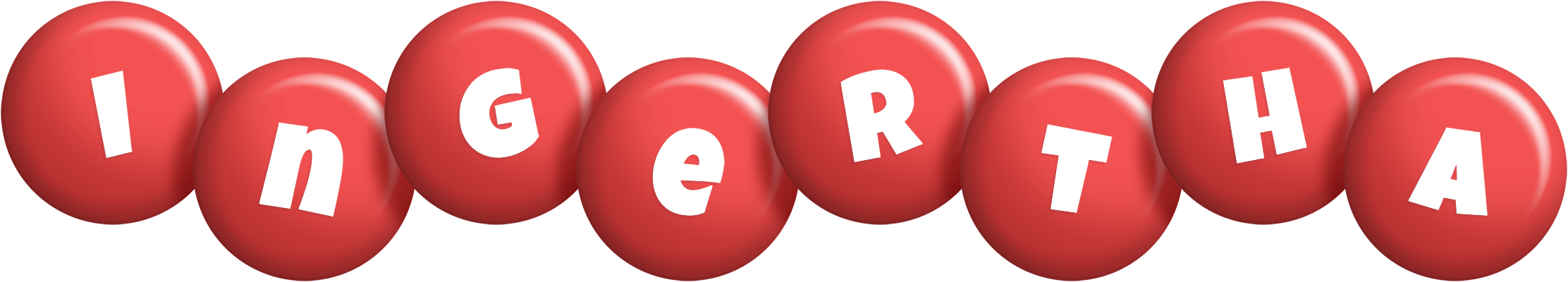 Ingertha candy-red logo